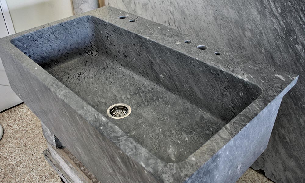 Tlupana Blue Grey Custom Sink